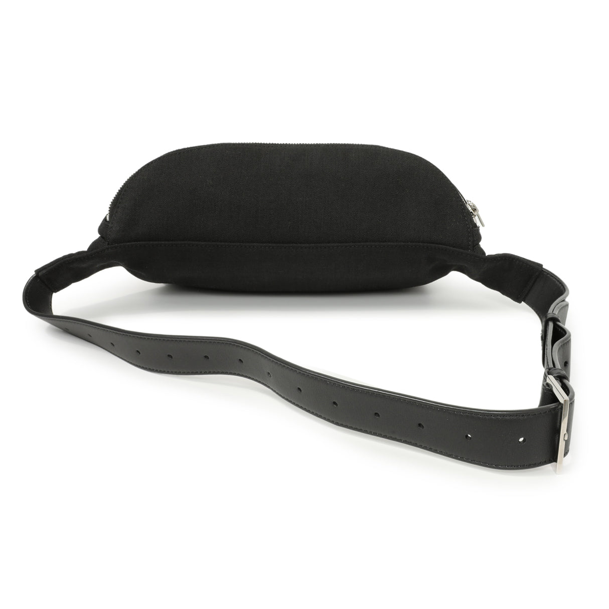 Saint Laurent Black Canvas Cassandre Monogram Belt Bag Handbags Saint Laurent