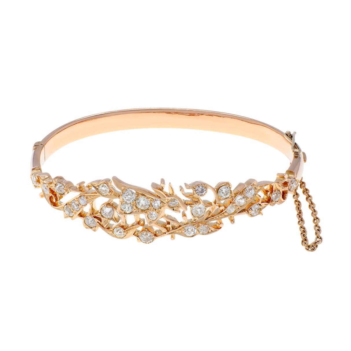 18K Rose Gold 1.79 Carat Diamond Bracelet Fine Jewellery Modaselle