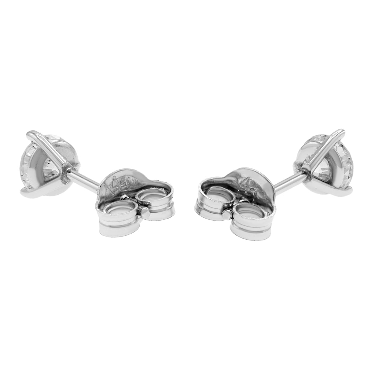 14K White Gold 0.52 Carat Diamond Stud Earrings Fine Jewellery Modaselle