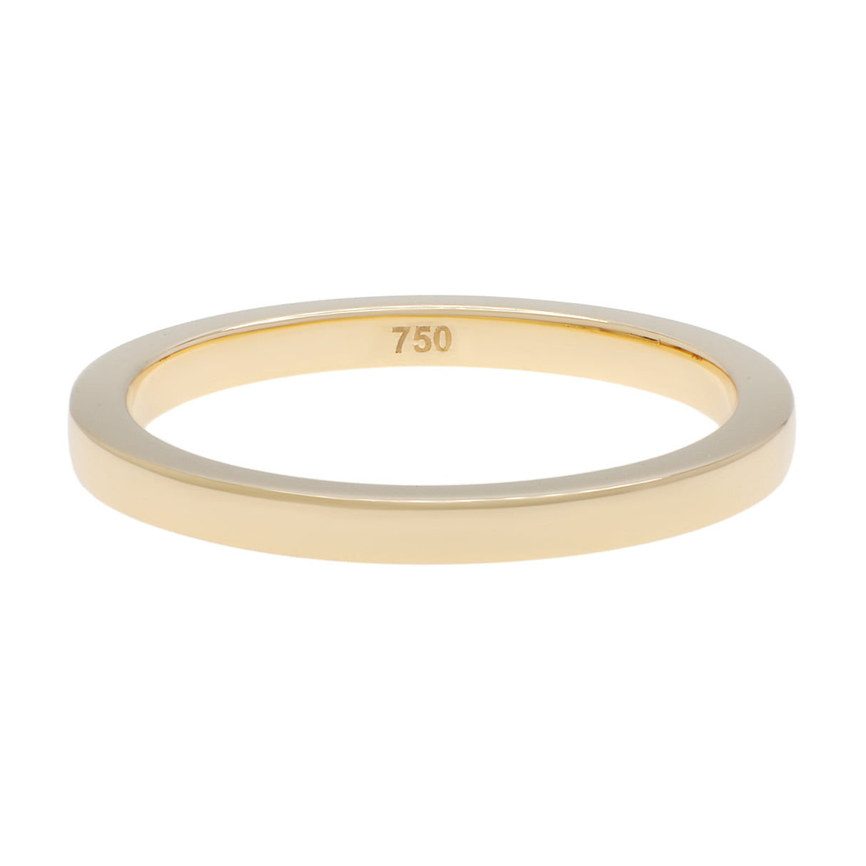 18K Yellow Gold Band Ring Fine Jewellery Modaselle