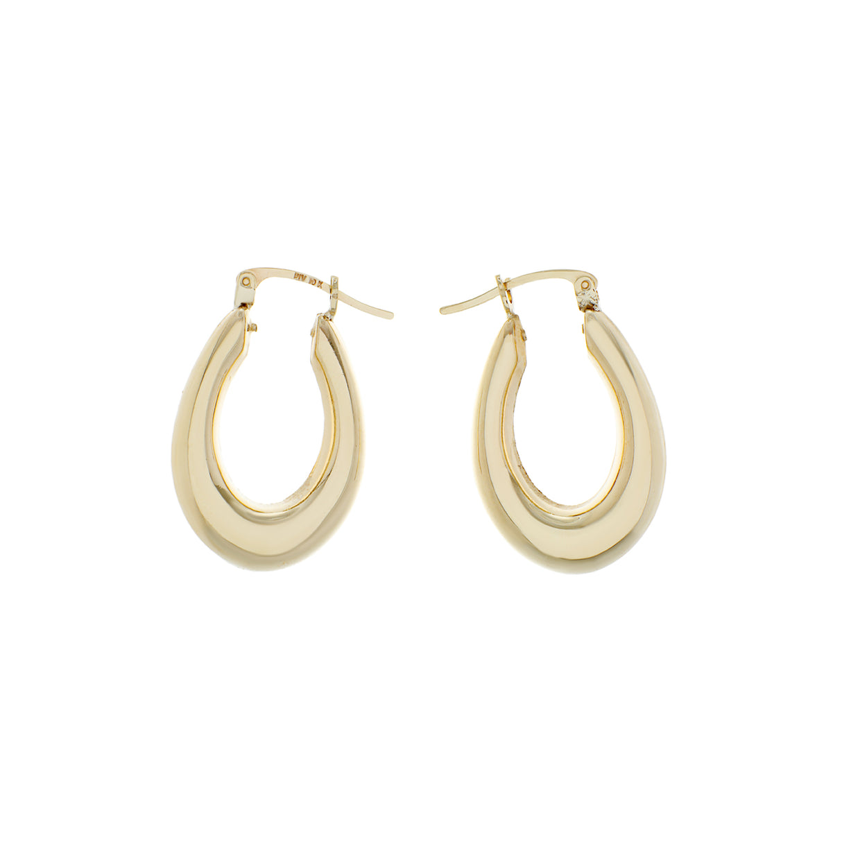 10K Yelllow Gold Hoop Earrings Fine Jewellery Modaselle