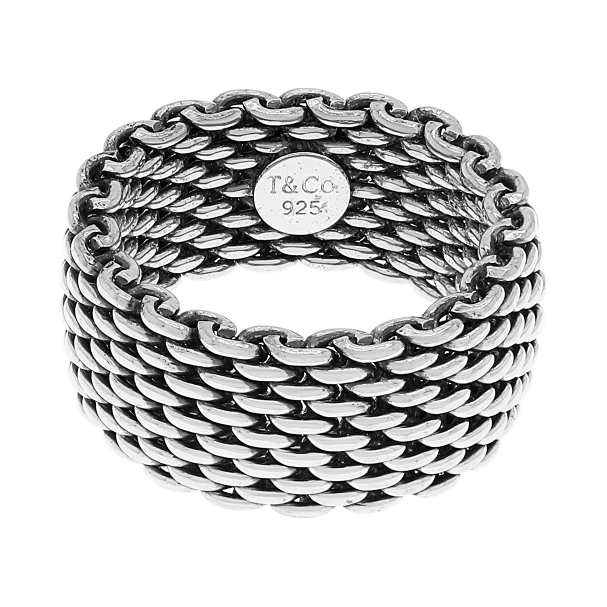 Tiffany & Co. Sterling Silver Somerset Ring Designer Jewellery Tiffany and Co