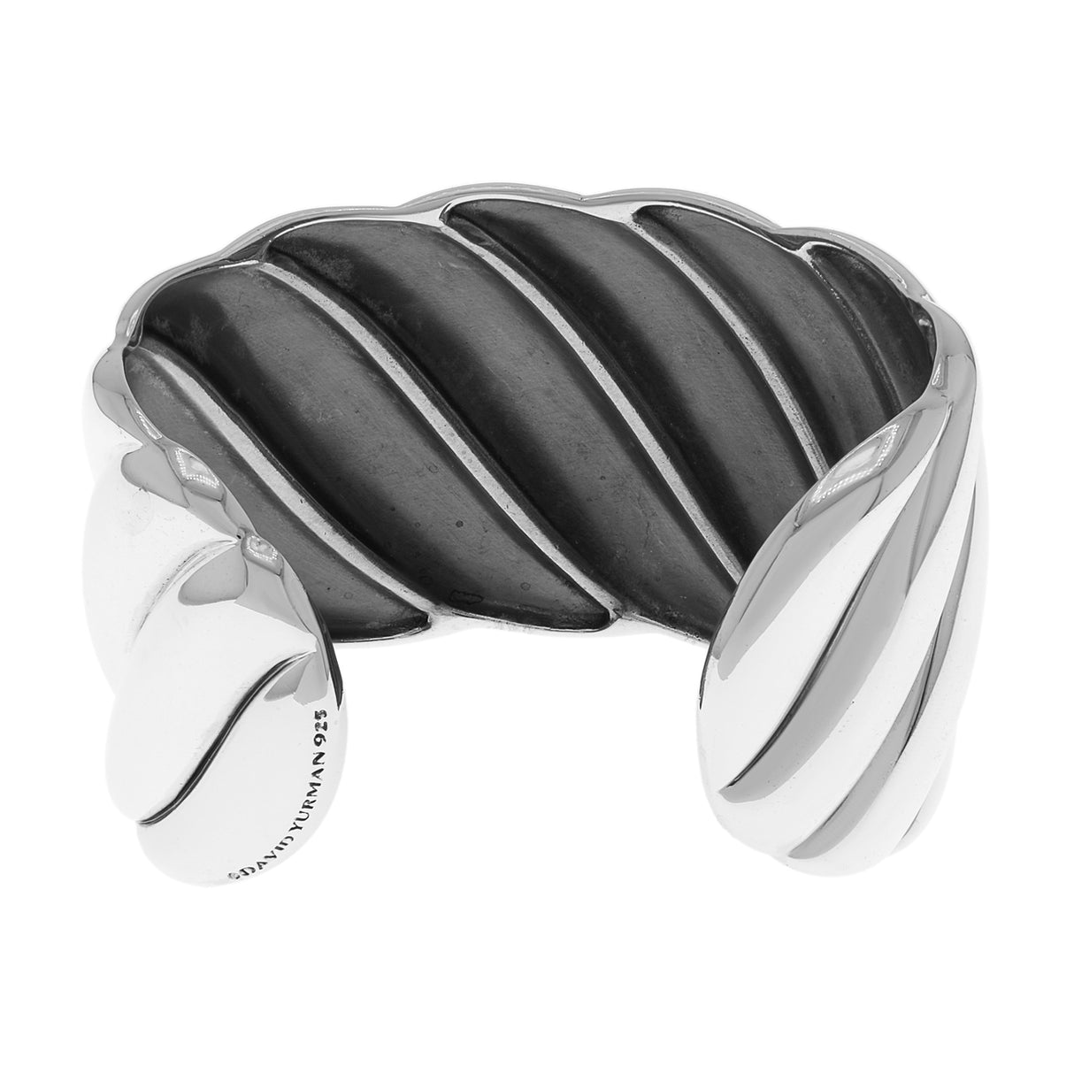 David Yurman Sterling Silver Sculpted Cable Bracelet Designer Jewellery David Yurman