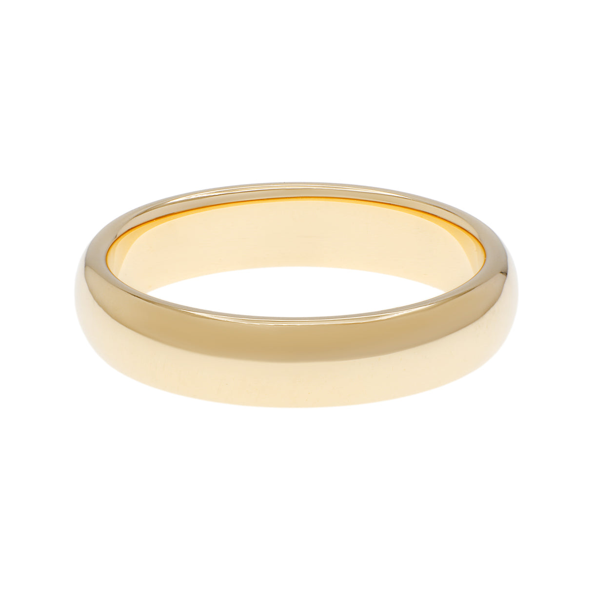 Tiffany & Co. 18K Yellow Gold 4.5mm Forever Wedding Band Ring Designer Jewellery Tiffany and Co