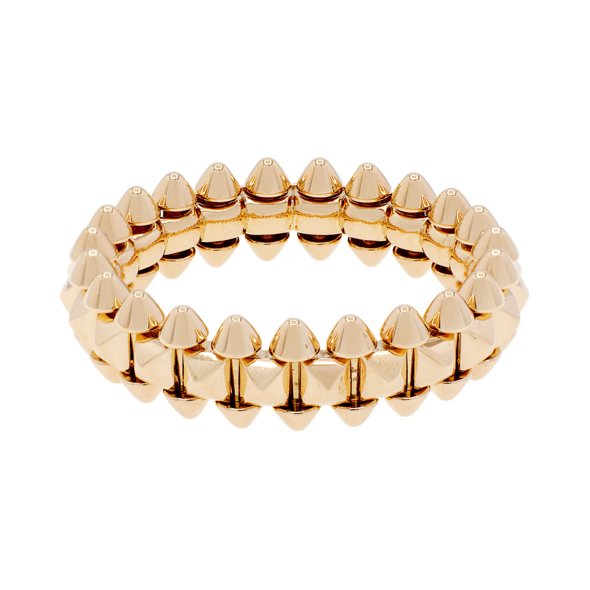 Cartier 18K Rose Gold Small Clash De Cartier Ring Designer Jewellery Cartier