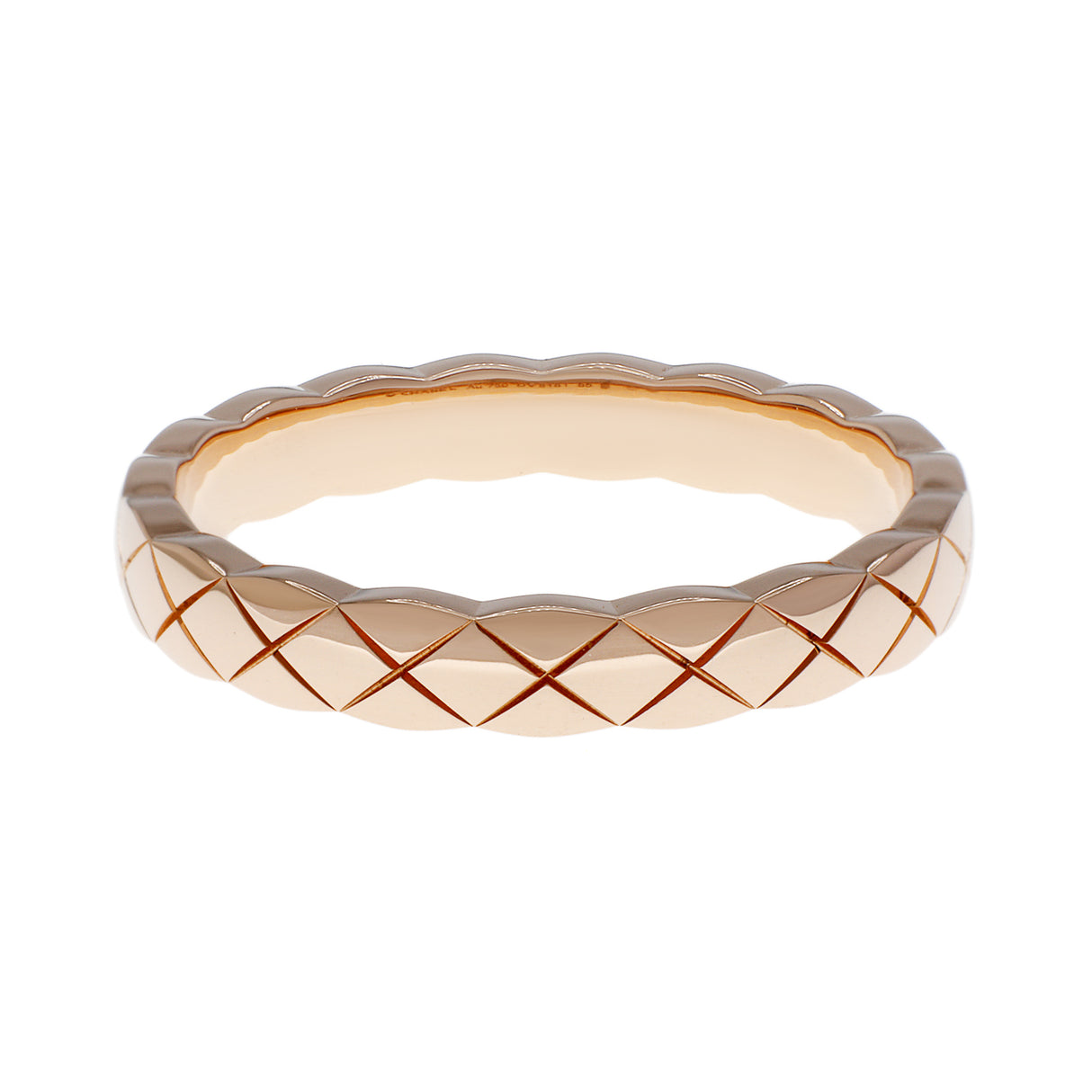 Chanel 18K Beige Gold Mini Coco Crush Ring Designer Jewellery Chanel