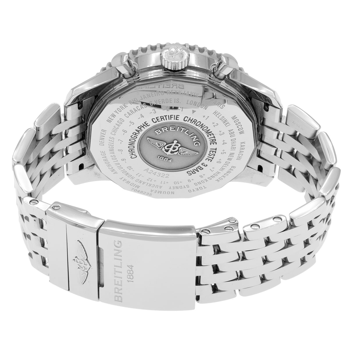 Breitling Stainless Steel Navitimer World A2432212/B726 Watches Breitling