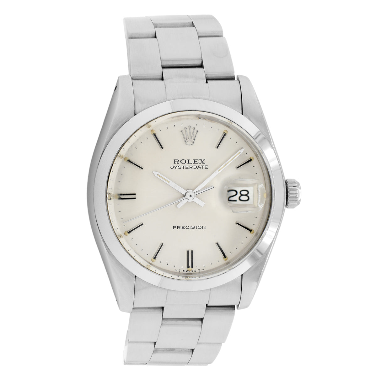 Rolex Stainless Steel Oysterdate Precision 6694 Watches Rolex