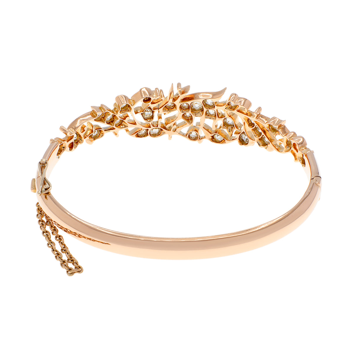 18K Rose Gold 1.79 Carat Diamond Bracelet Fine Jewellery Modaselle