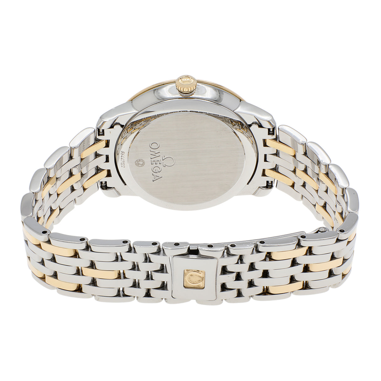 Omega Stainless Steel 18K Yellow Gold De Ville Prestige 424.20.33.20.08.001 Watches Omega