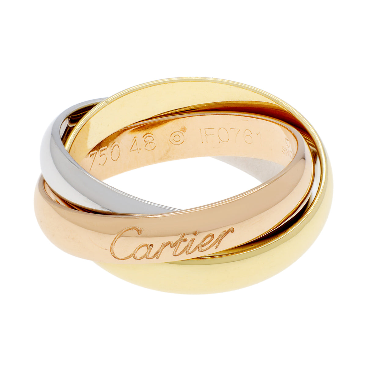 Cartier 18K Classic Trinity Ring Designer Jewellery Cartier