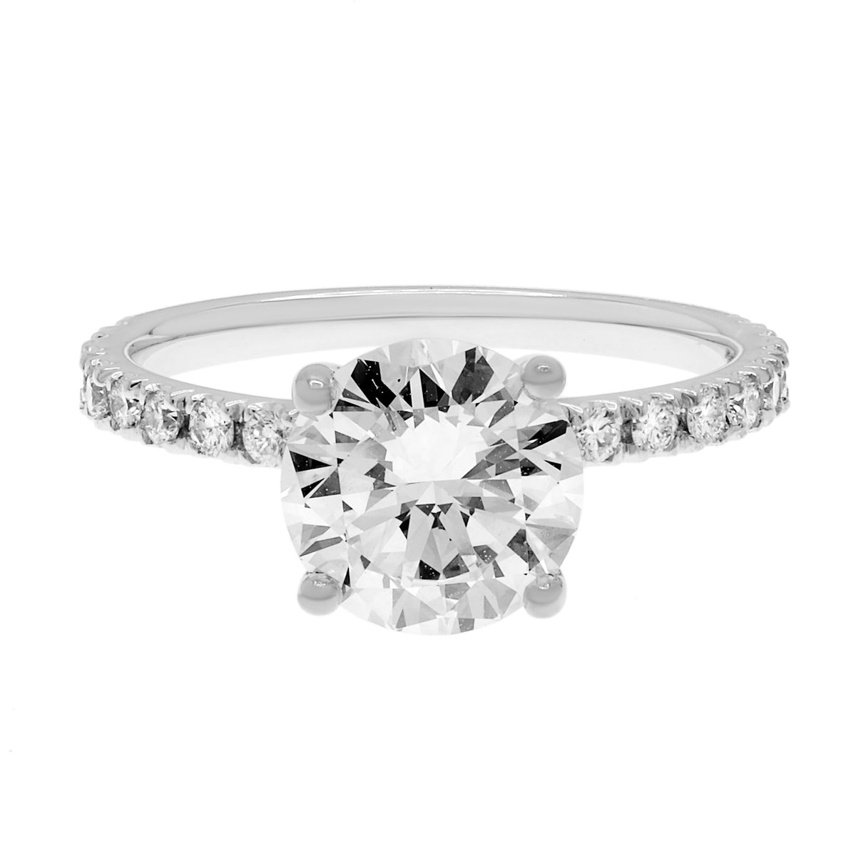 18K White Gold 1.58 Carat Diamond Ring Fine Jewellery Modaselle