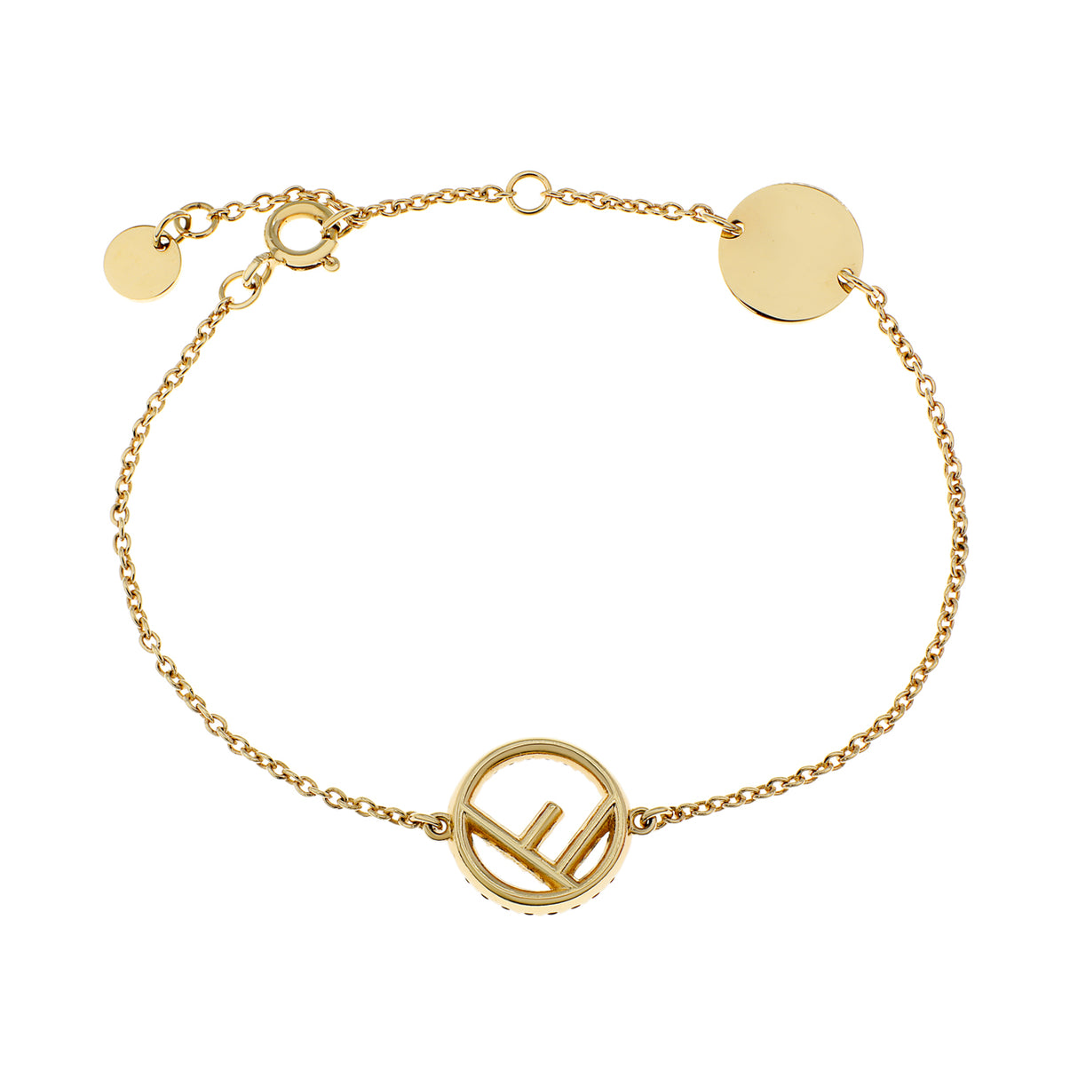 Fendi Black Crystal F Is Fendi Bracelet Designer Jewellery Fendi