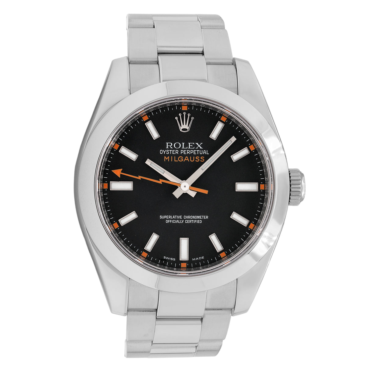 Rolex Stainless Steel Milgauss 116400 Watches Rolex