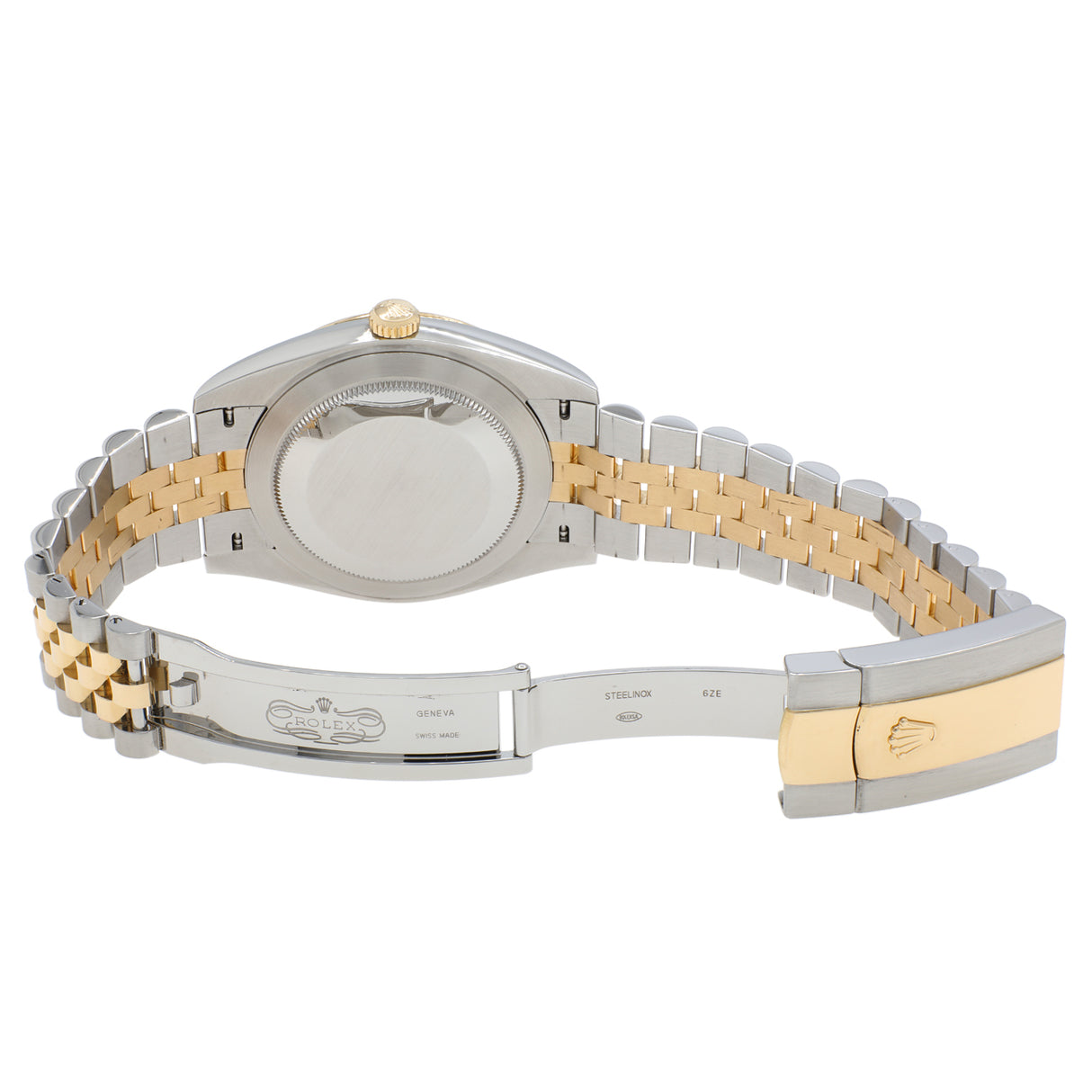 Rolex 18K Yellow Gold Stainless Steel 'Wimbledon' Datejust 41 126333 Watches Rolex