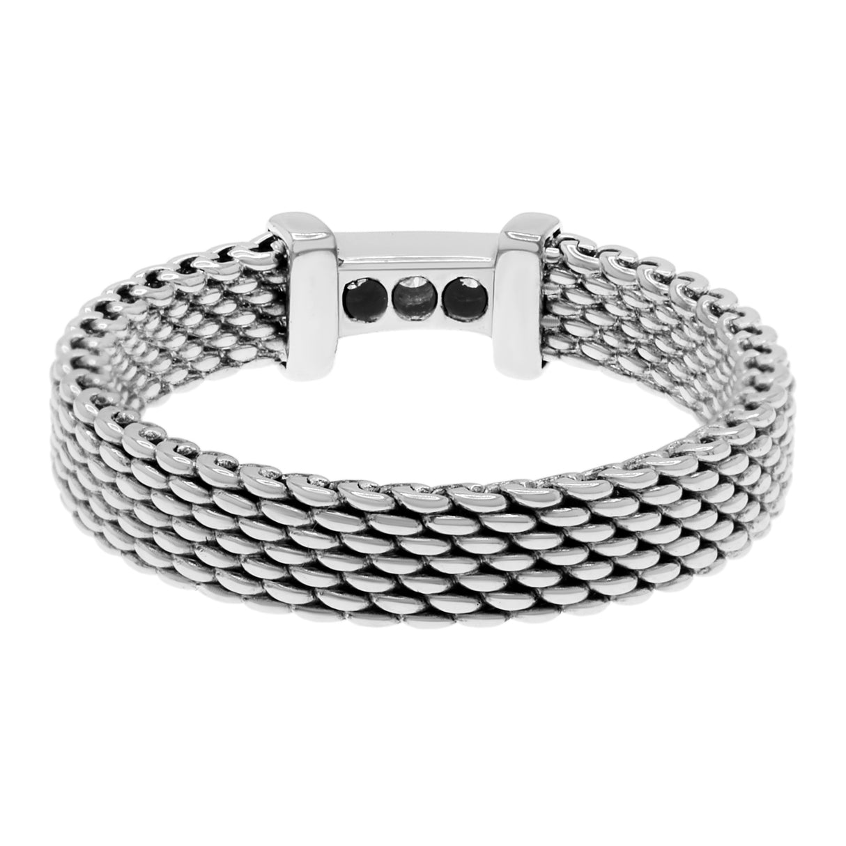 Tiffany & Co. Sterling Silver Diamond Narrow Somerset Ring Designer Jewellery Tiffany and Co