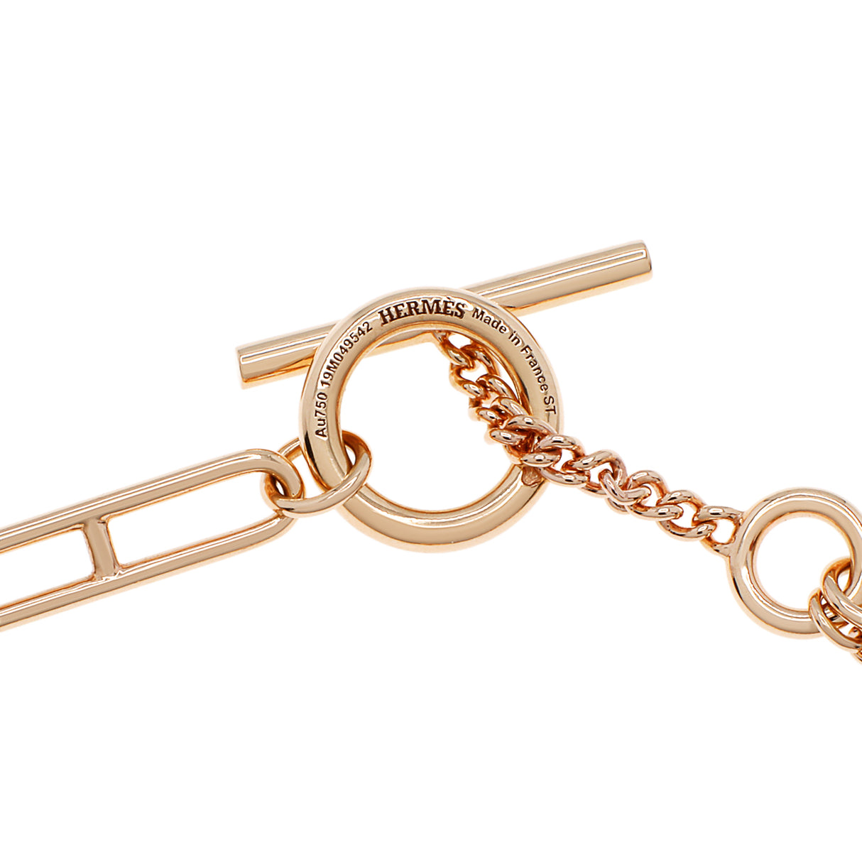 Hermes 18K Rose Gold Echappee Bracelet Designer Jewellery Hermes