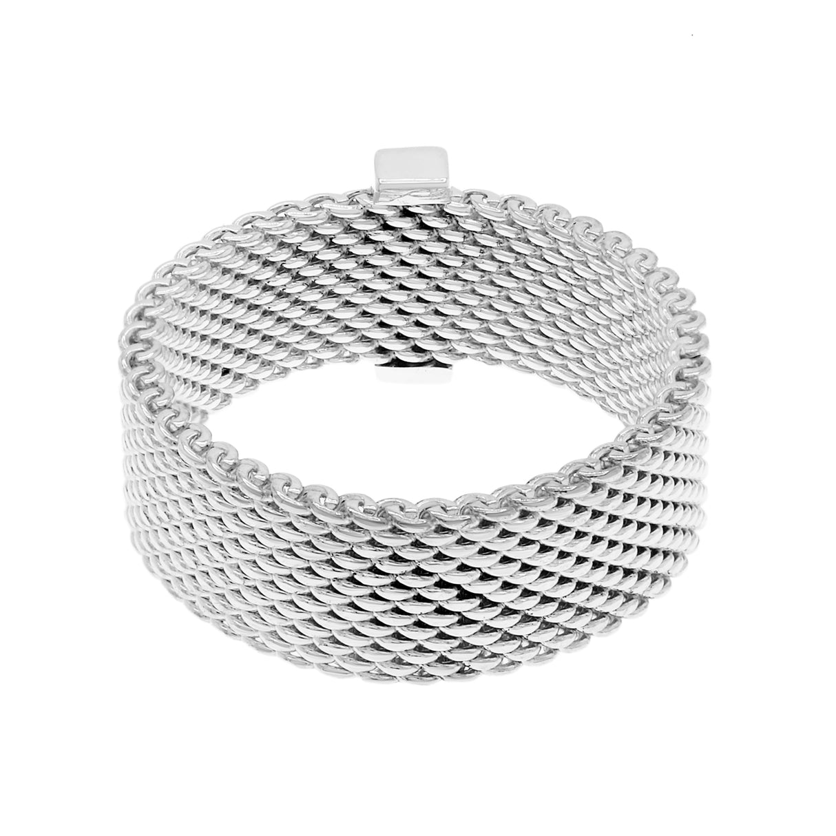 Tiffany & Co. Sterling Silver Diamond Somerset Ring Designer Jewellery Tiffany and Co