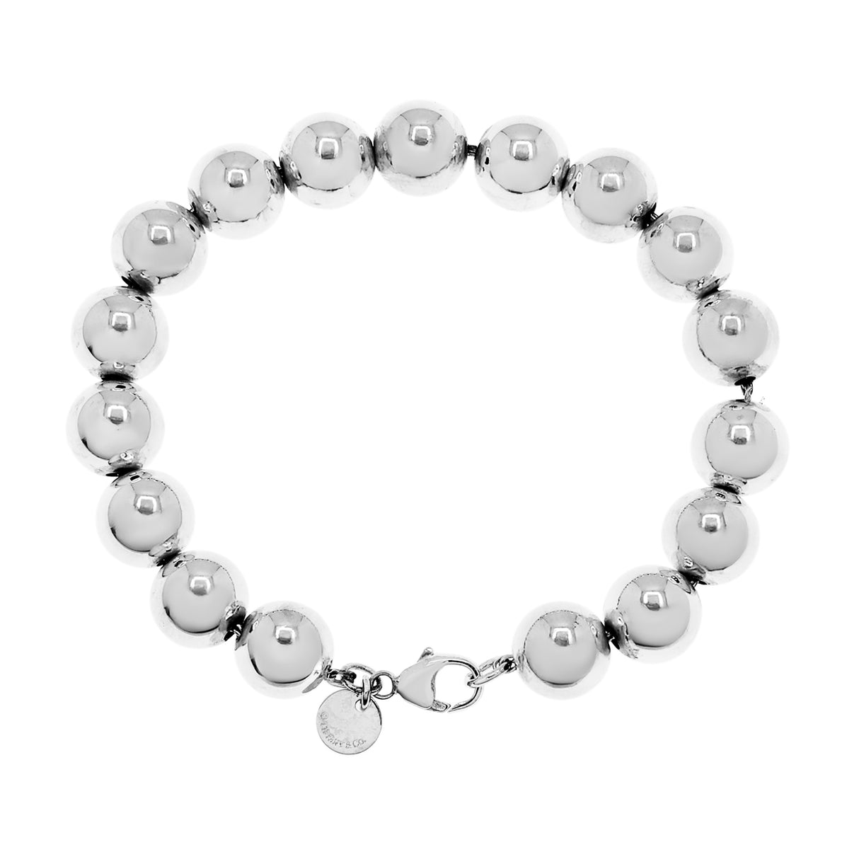 Tiffany & Co. Sterling Silver HardWear Ball Bracelet Designer Jewellery Tiffany and Co