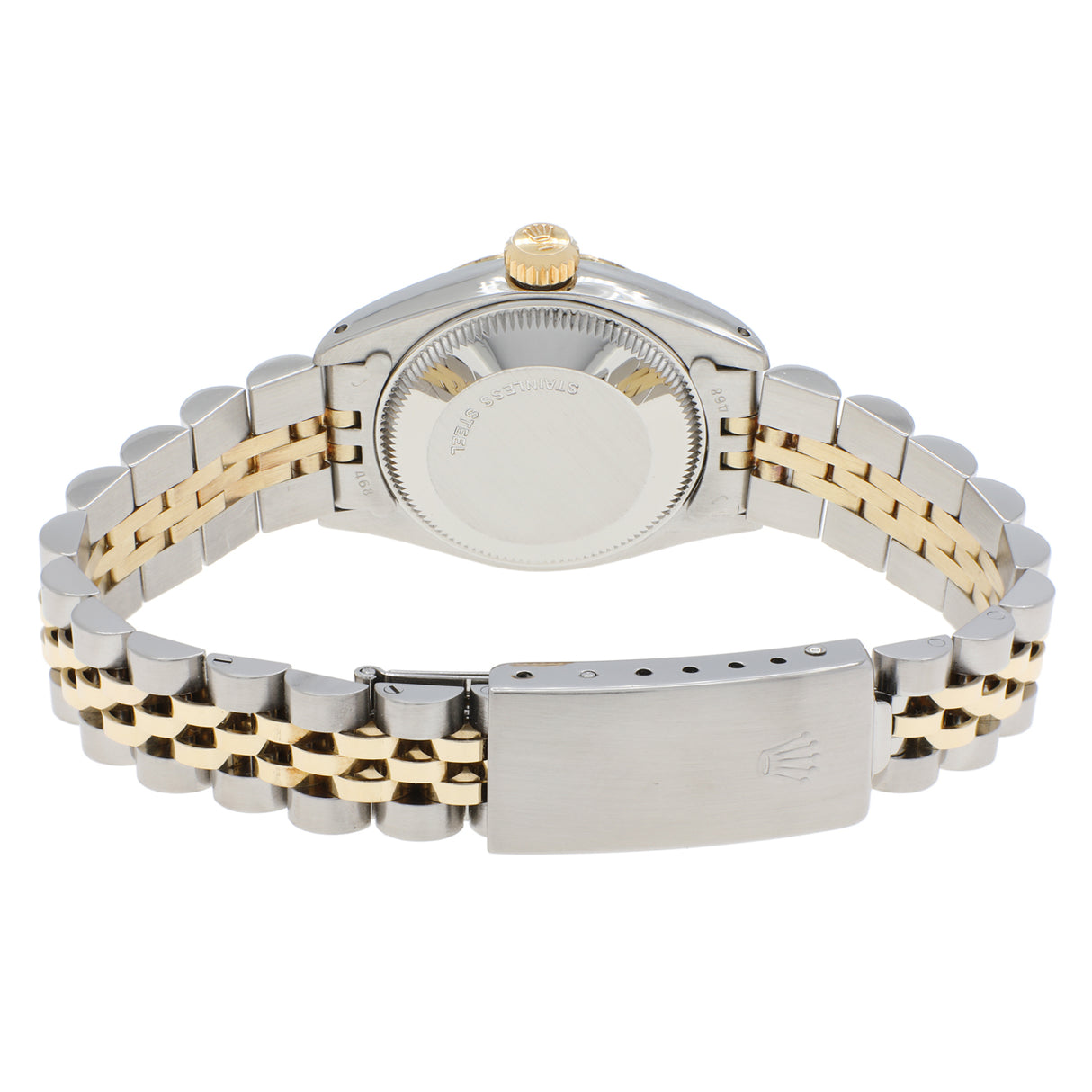 Rolex 18K Yellow Gold Stainless Steel Oyster Perpetual Date 6917 Watches Rolex