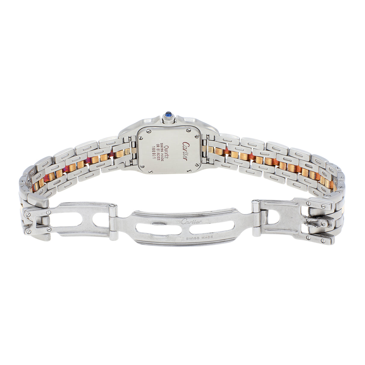 Cartier Stainless Steel 18K Yellow Gold Panthere 166921 Watches Cartier