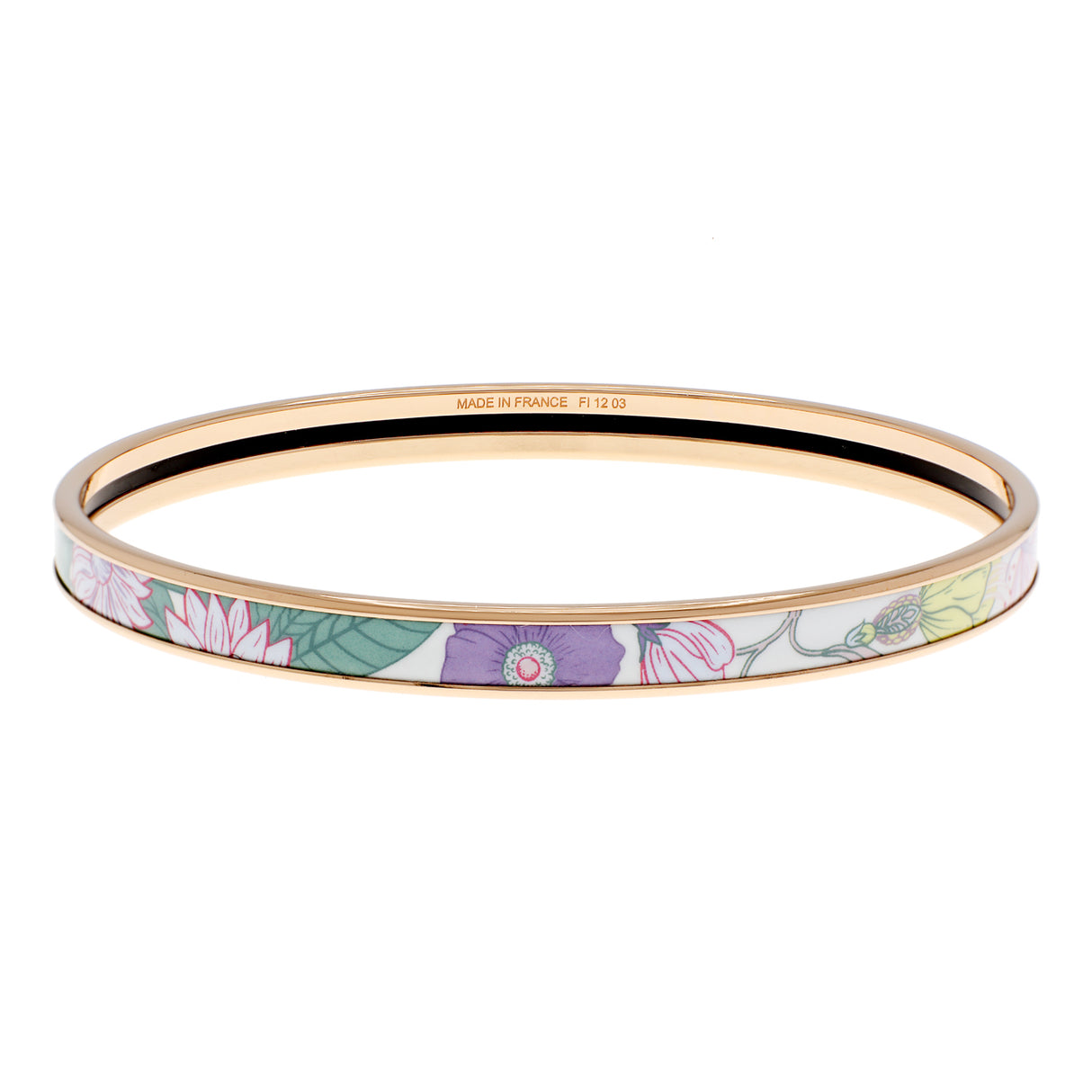 Hermes Enamel Printed Precious Paradise Bangle Designer Jewellery Hermes