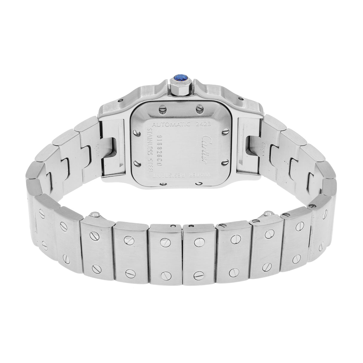 Cartier Stainless Steel Automatic Santos Galbee 2423 Watches Cartier