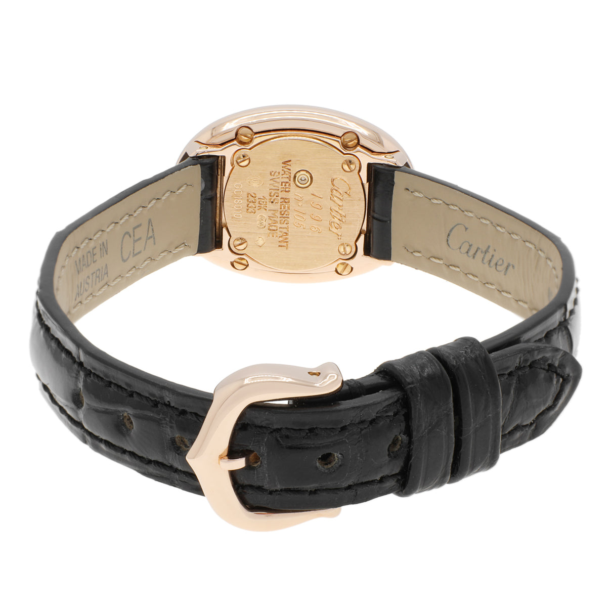Cartier 18K Rose Gold Mini Baignoire 2333 Watches Cartier