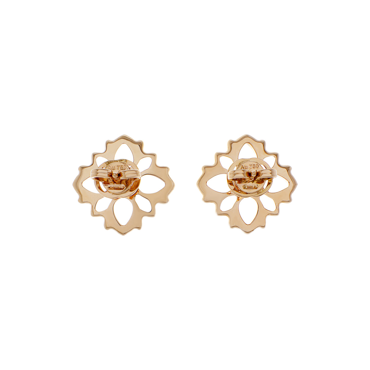 Gucci 18K Rose Gold Diamond Flora Earrings Designer Jewellery Gucci