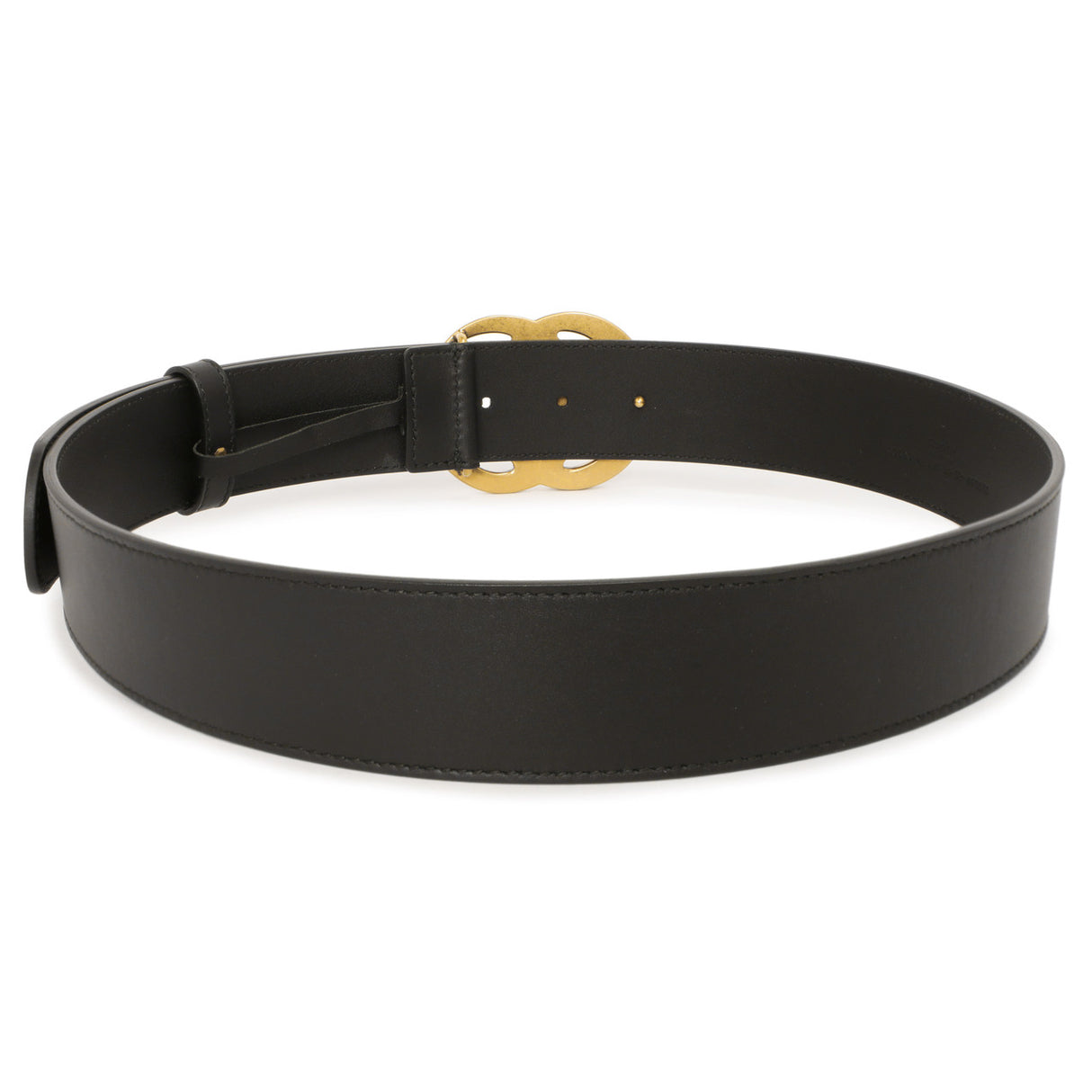 Gucci Black Calfskin Double G 40mm Belt Gucci