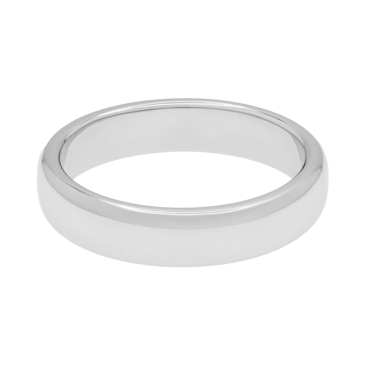 Tiffany & Co. Platinum 4.5mm Forever Wedding Band Ring Designer Jewellery Tiffany and Co