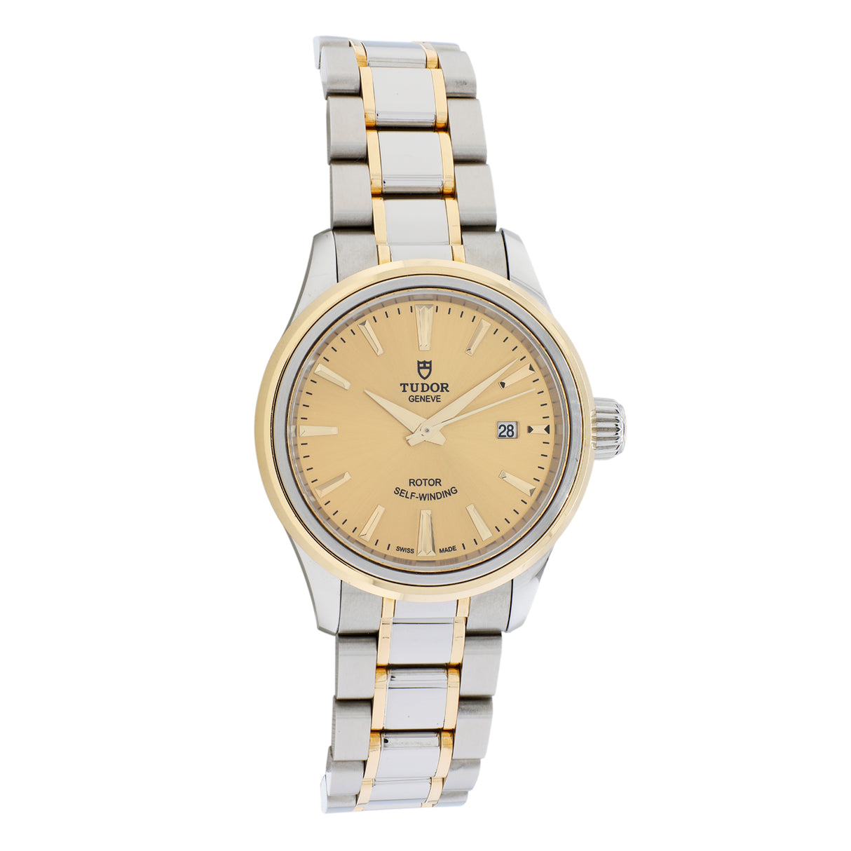 Tudor Stainless Steel 18K Yellow Gold Style 12103 Watches Tudor