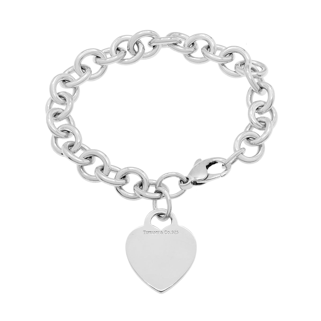 Tiffany & Co. Sterling Silver Heart Tag Bracelet Designer Jewellery Tiffany and Co