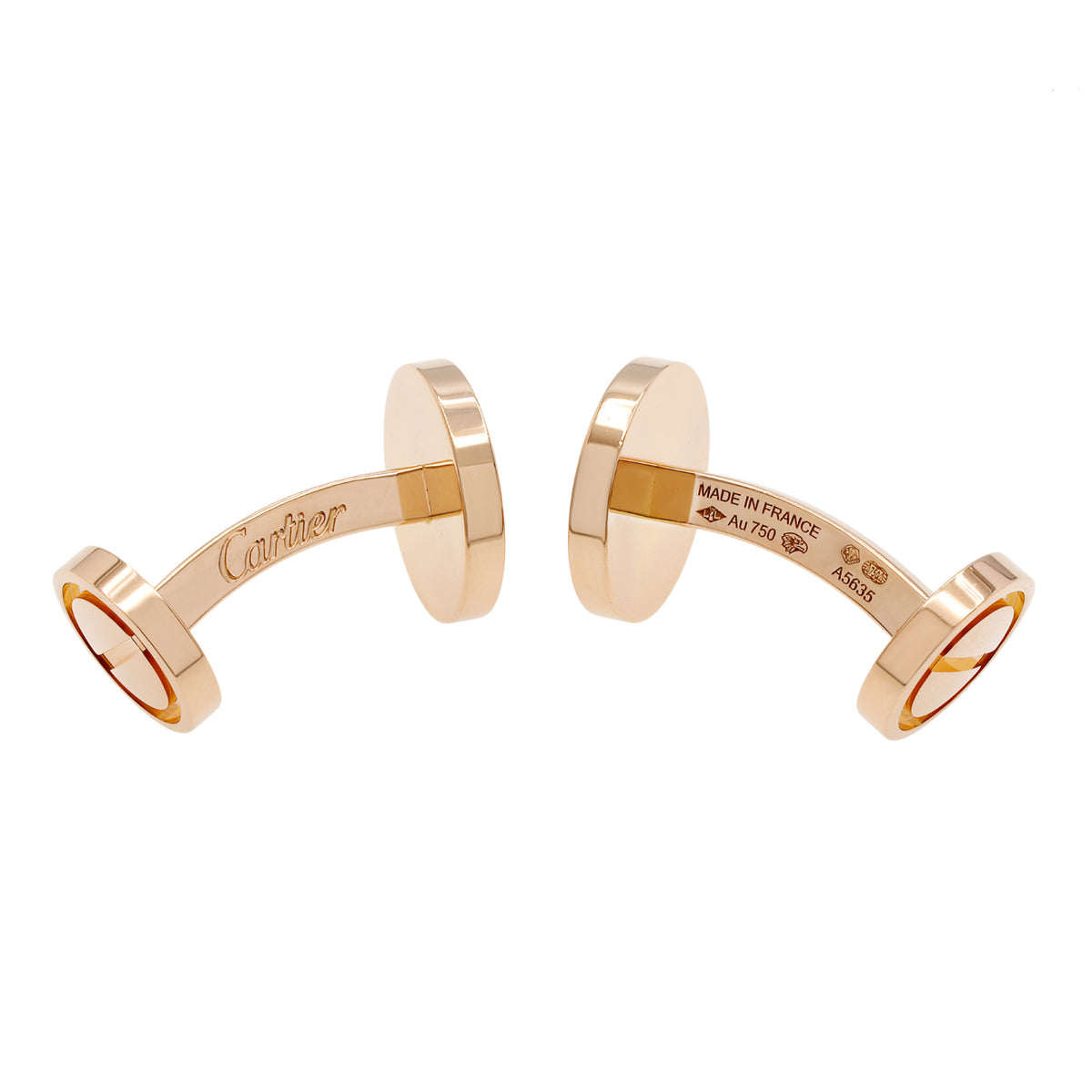 Cartier 18K Rose Gold Love Cufflinks Accessories Cartier