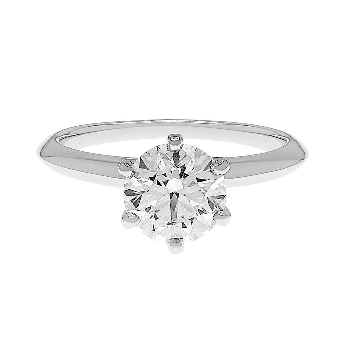 Tiffany & Co. Platinum 1.73 Carat Diamond Solitaire Engagement Ring Designer Jewellery Tiffany and Co