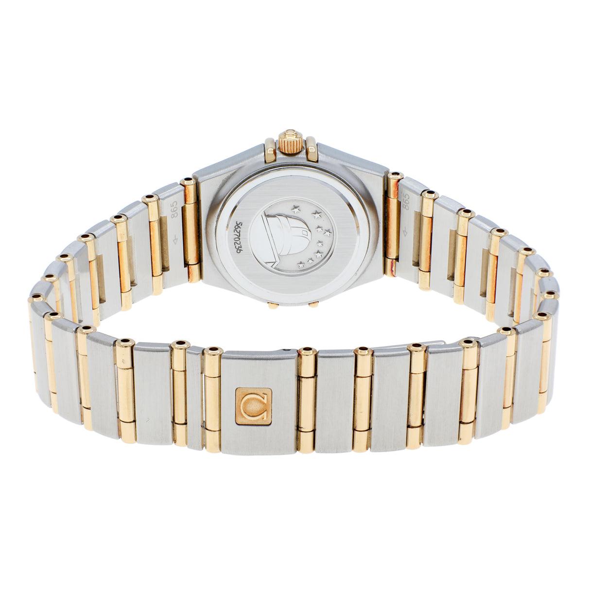 Omega Stainless Steel 18K Yellow Gold Constellation Quartz 1262.10.00 Watches Omega