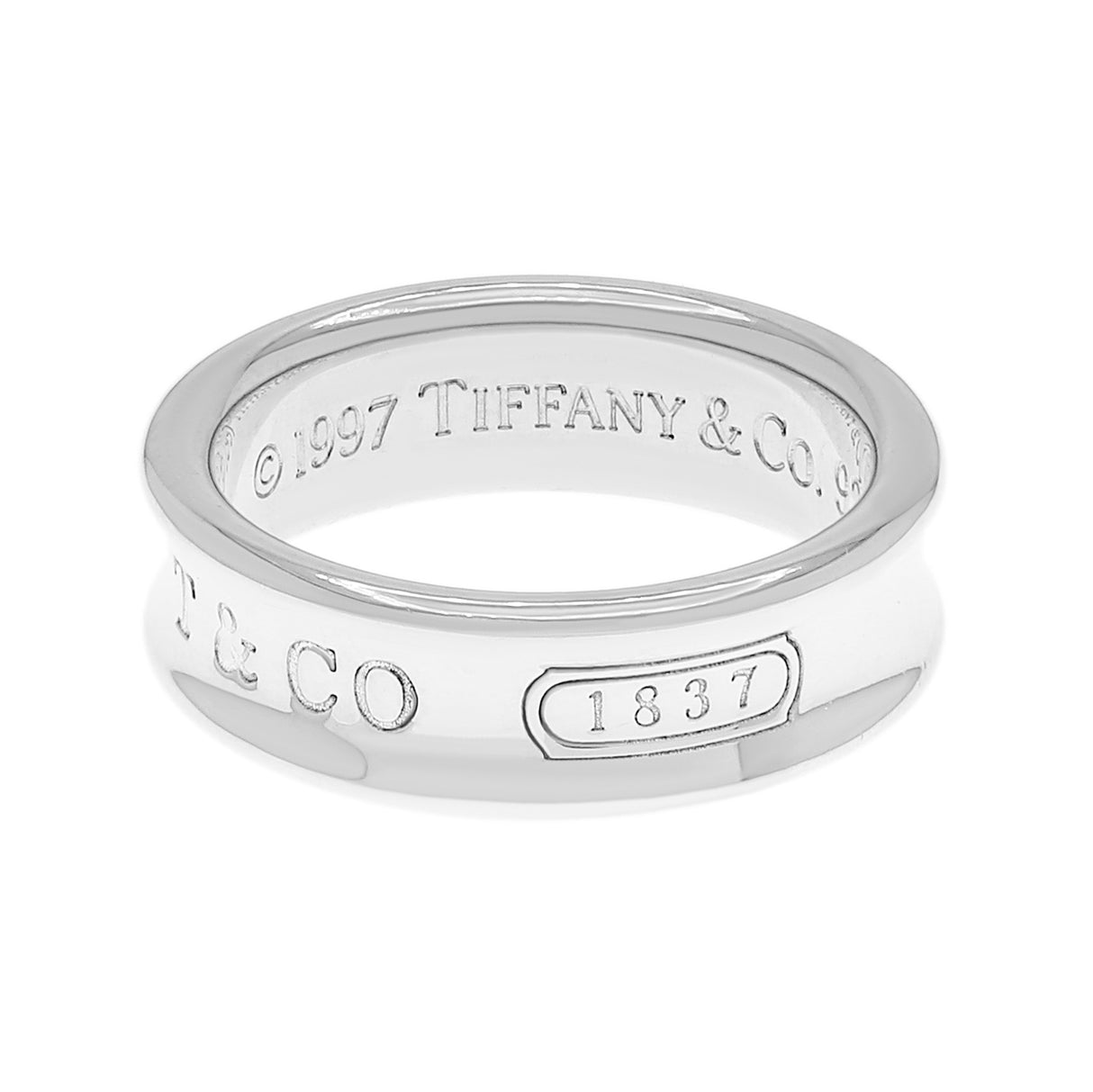 Tiffany & Co. Sterling Silver 1837 Ring Designer Jewellery Tiffany and Co