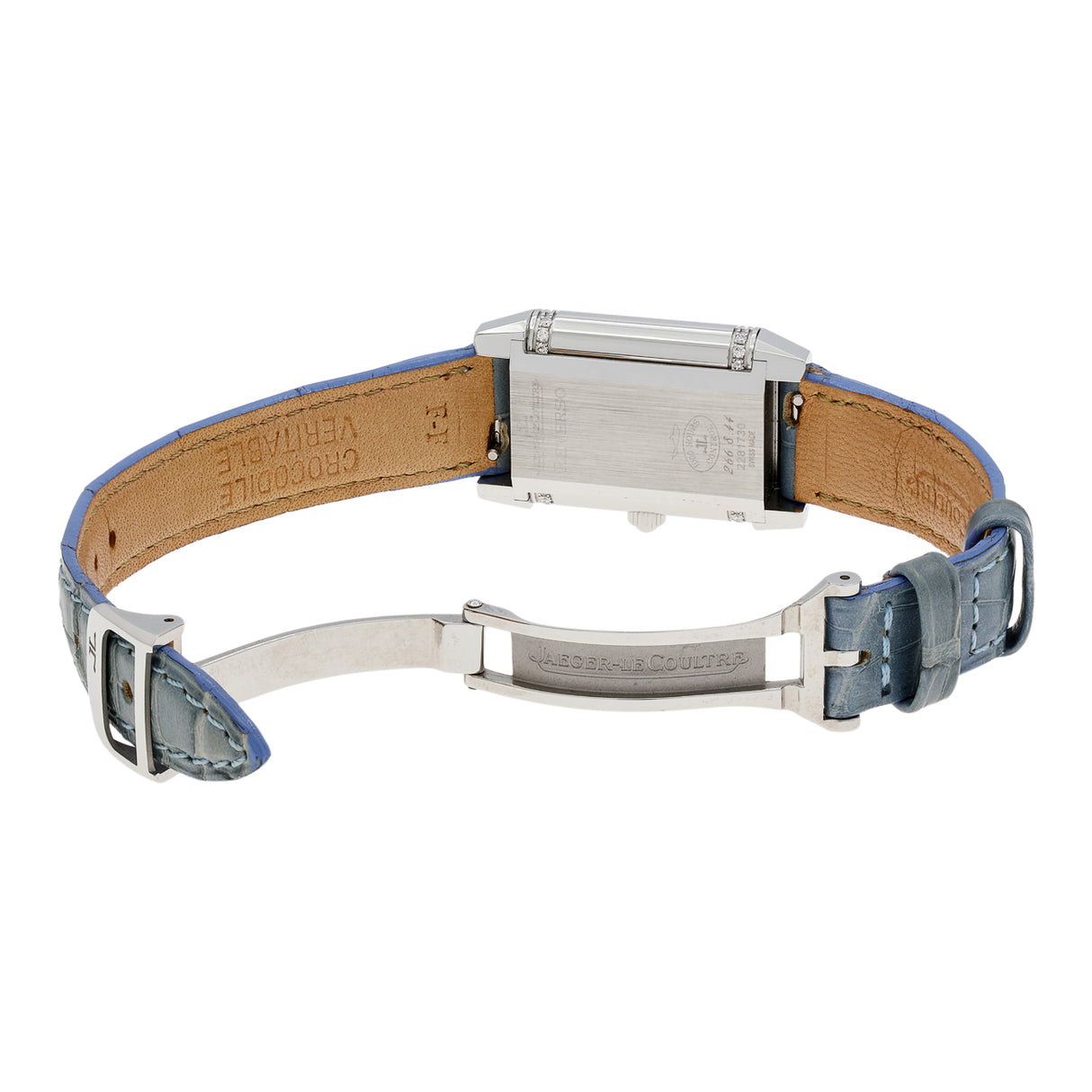 Jaeger-LeCoultre Stainless Steel Diamond Reverso Duetto Q2668410 Watches Jaeger LeCoultre