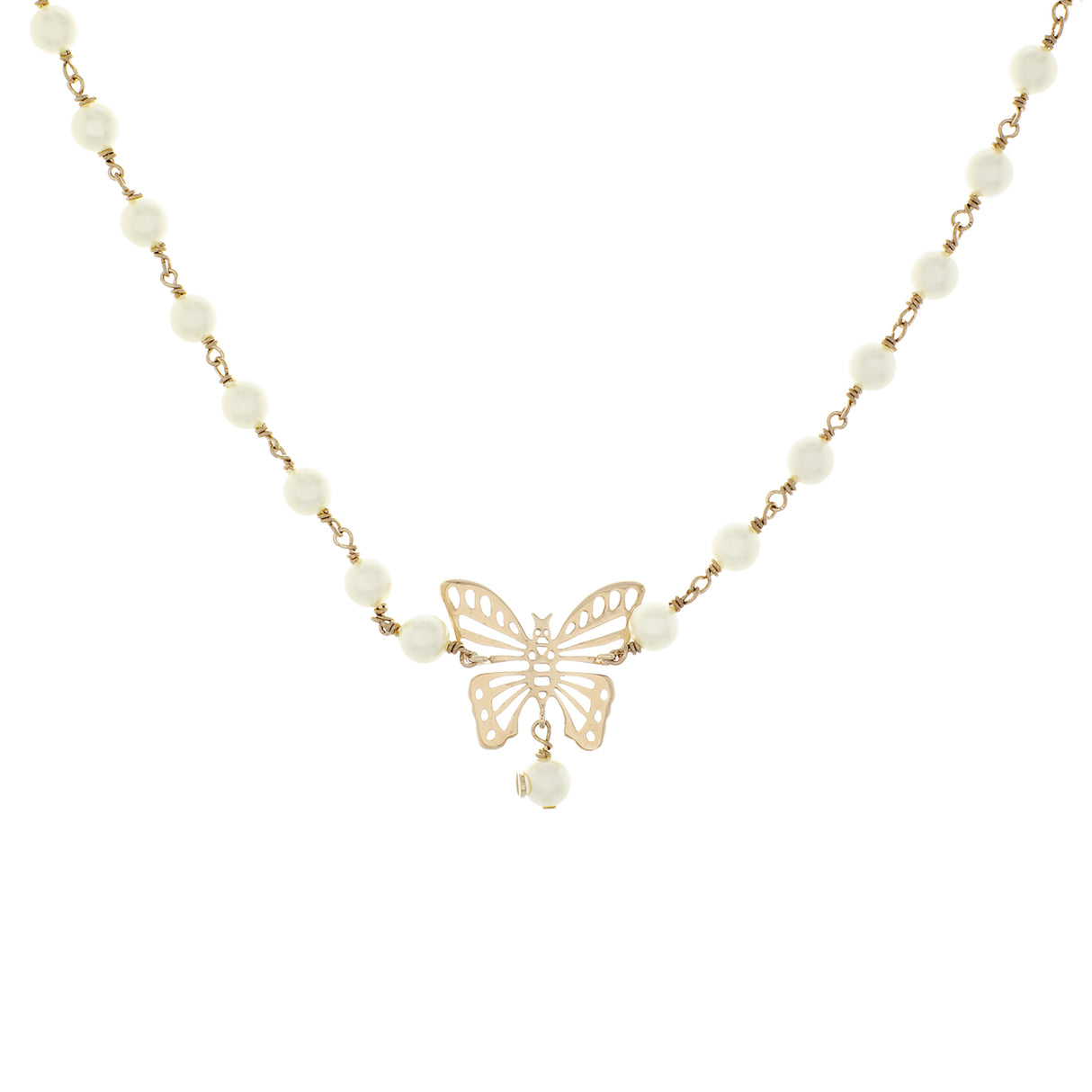 Christian Dior Pearl Butterfly Necklace Designer Jewellery Christian Dior