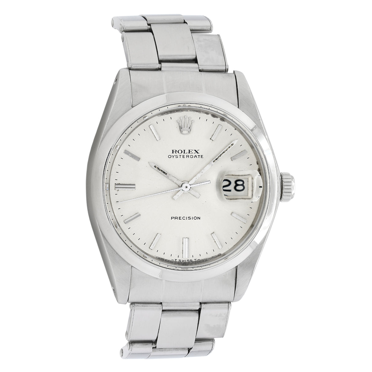 Rolex Stainless Steel Oysterdate Precision 6694 Watches Rolex