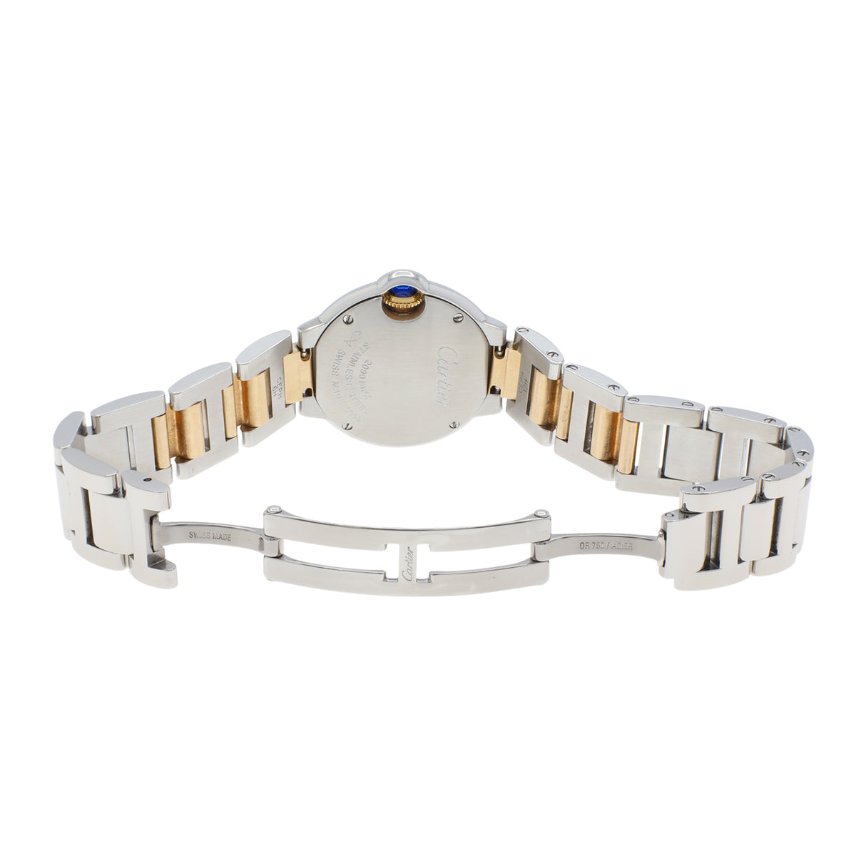 Cartier Stainless Steel 18K Yellow Gold Ballon Bleu 28mm W2BB0010 Watches Cartier