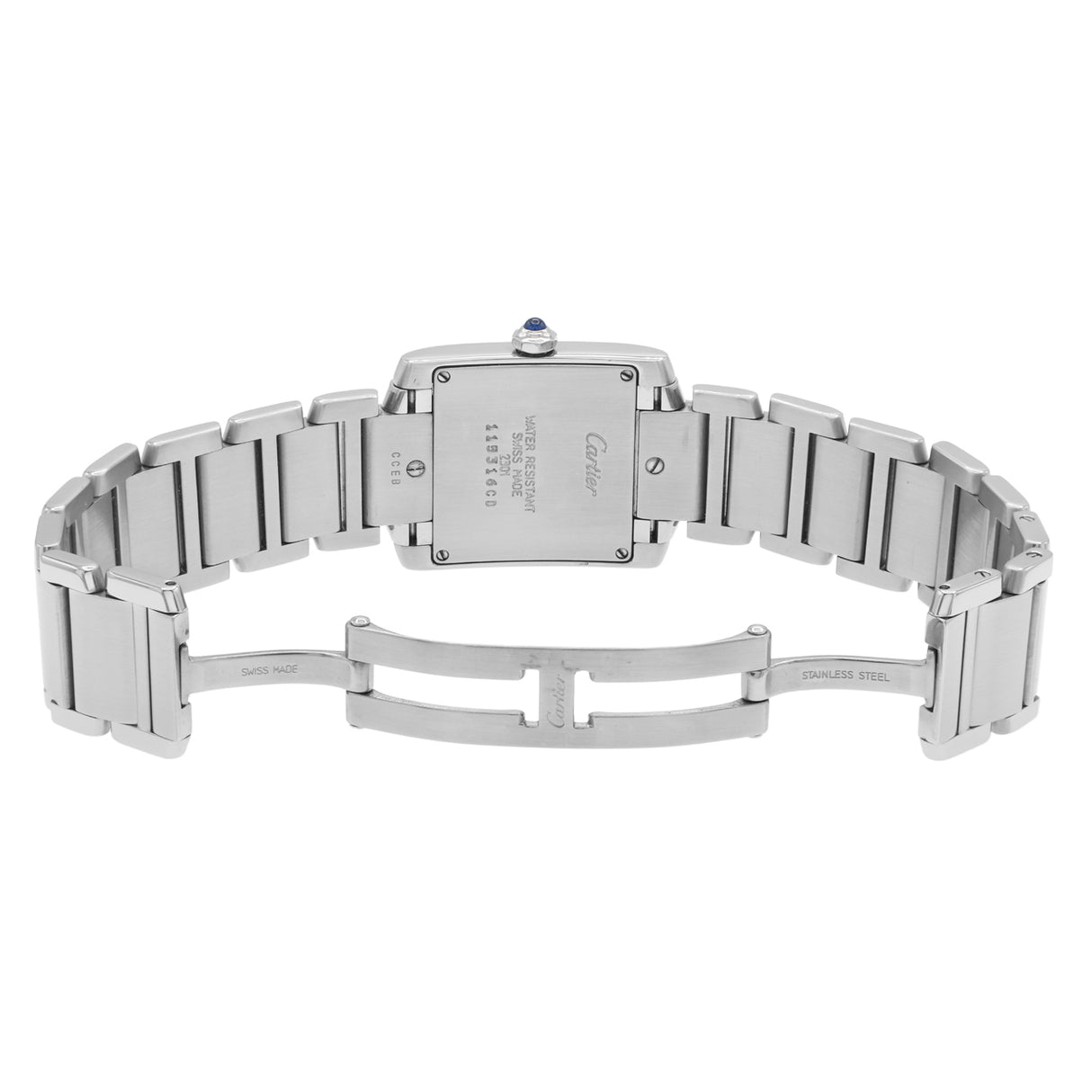 Cartier Stainless Steel Tank Francaise 2301 Watches Cartier