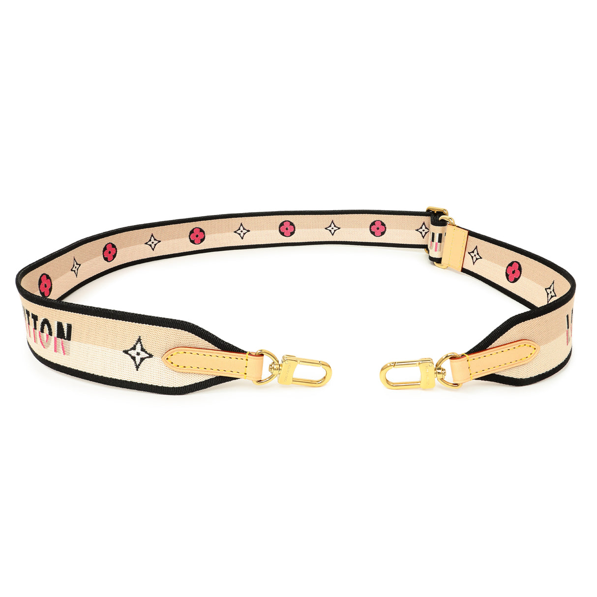 Louis Vuitton Black Jacquard Speedy Bandouliere 20 Shoulder Strap Accessories Louis Vuitton