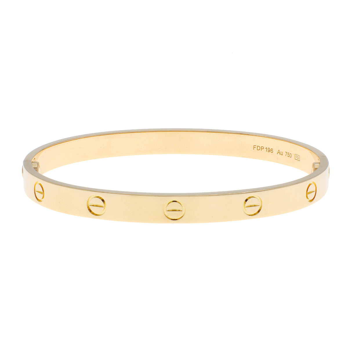 Cartier 18K Yellow Gold Love Bracelet Designer Jewellery Cartier