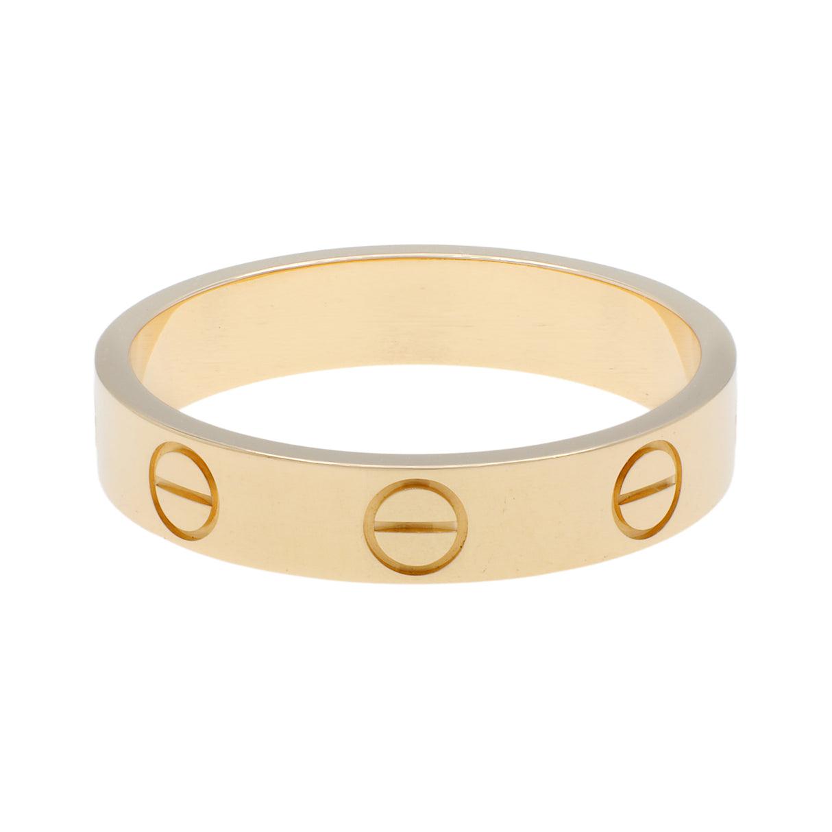 Cartier 18K Yellow Gold Love Wedding Band Designer Jewellery Cartier