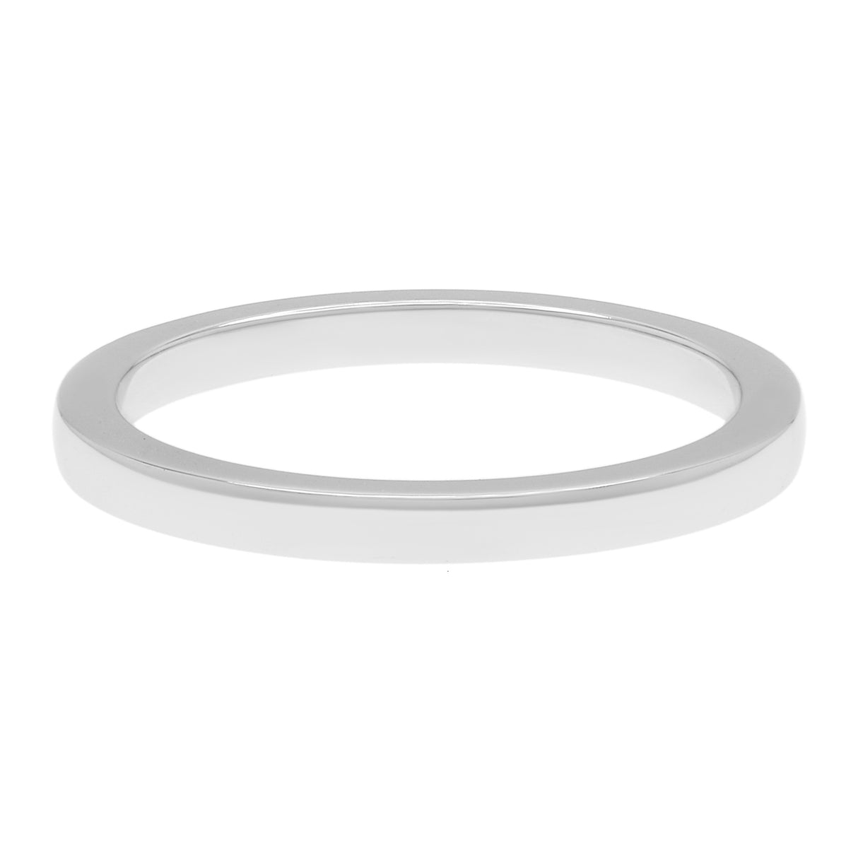 18K White Gold Band Ring Fine Jewellery Modaselle