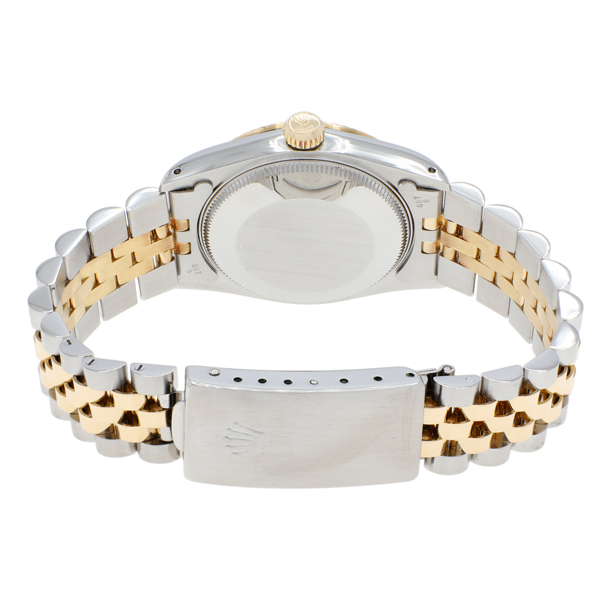 Rolex Stainless Steel 18K Yellow Gold Diamond Datejust 31 68273 Watches Rolex