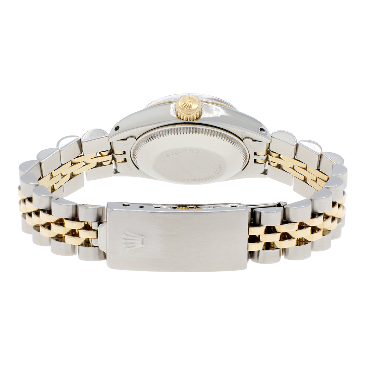 Rolex Stainless Steel 18K Yellow Gold Oyster Perpetual Lady Date 6917 Watches Rolex