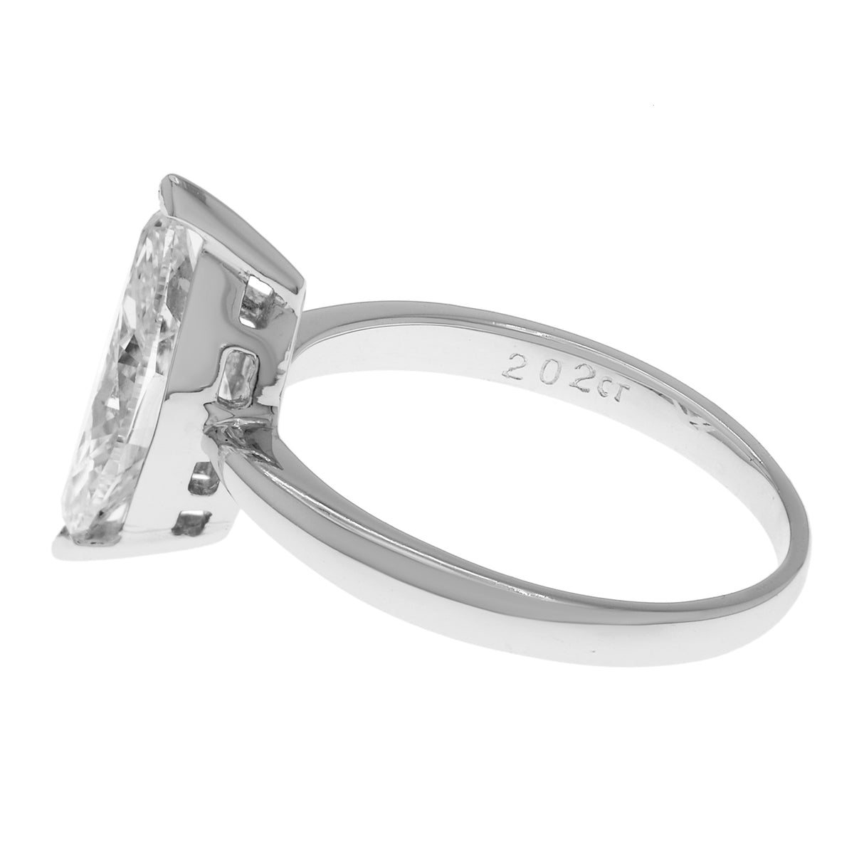 18K White Gold 2.02 Carat Marquise Diamond Ring Fine Jewellery Modaselle