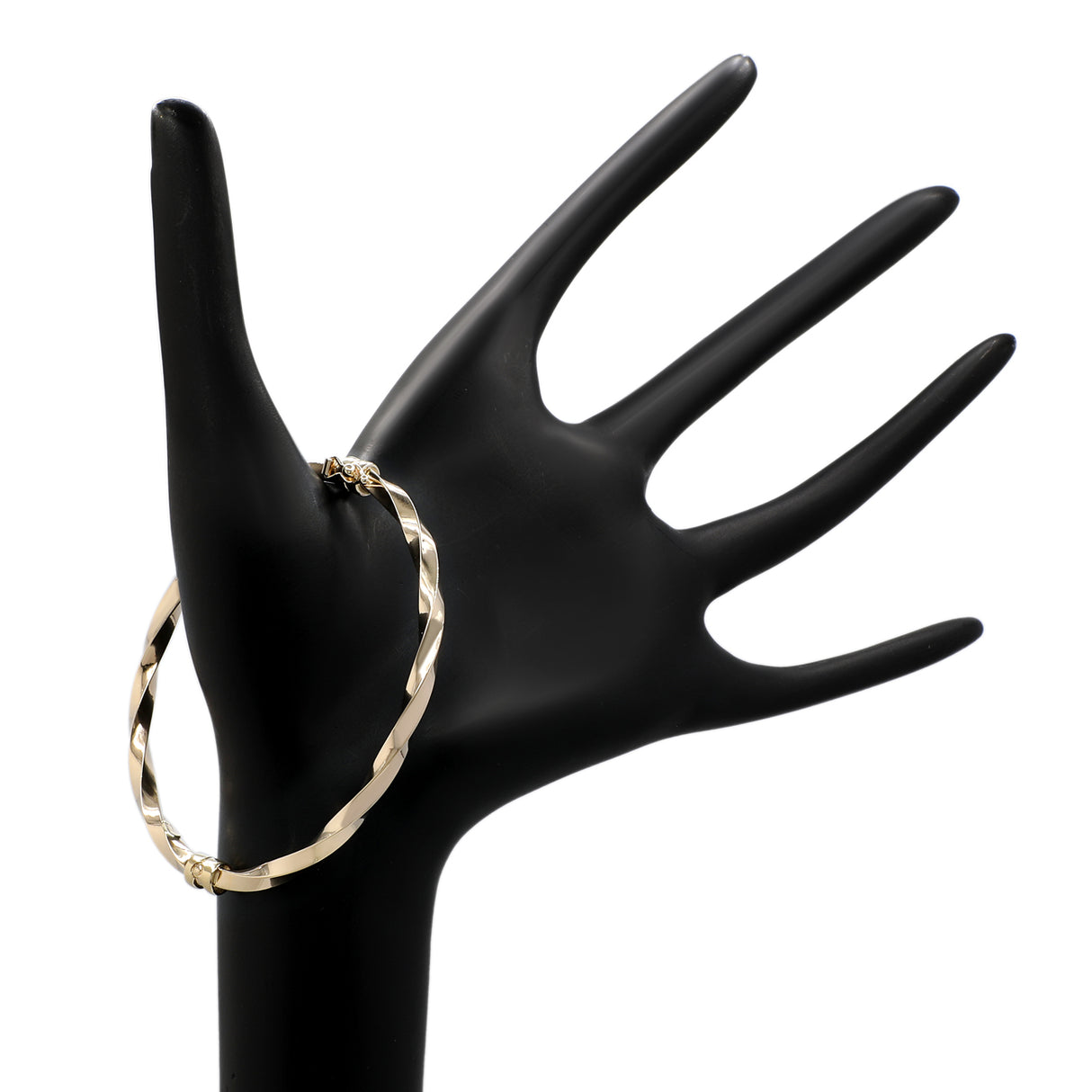 10K Yellow Gold Twist Bangle Fine Jewellery Modaselle